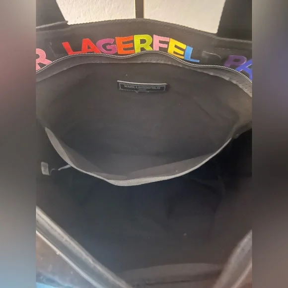 Karl Lagerfeld Paris Logo Tote - Picture 5 of 7